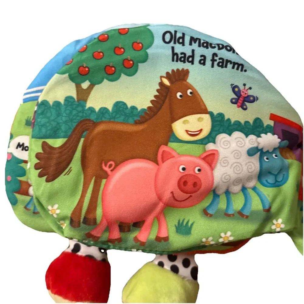 Kids Book Publishing Jiggle and Discover Old McDonald Cloth Book-Kids Books